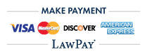 Make Payment | Visa | MasterCard | Discover | American Express | LawPay